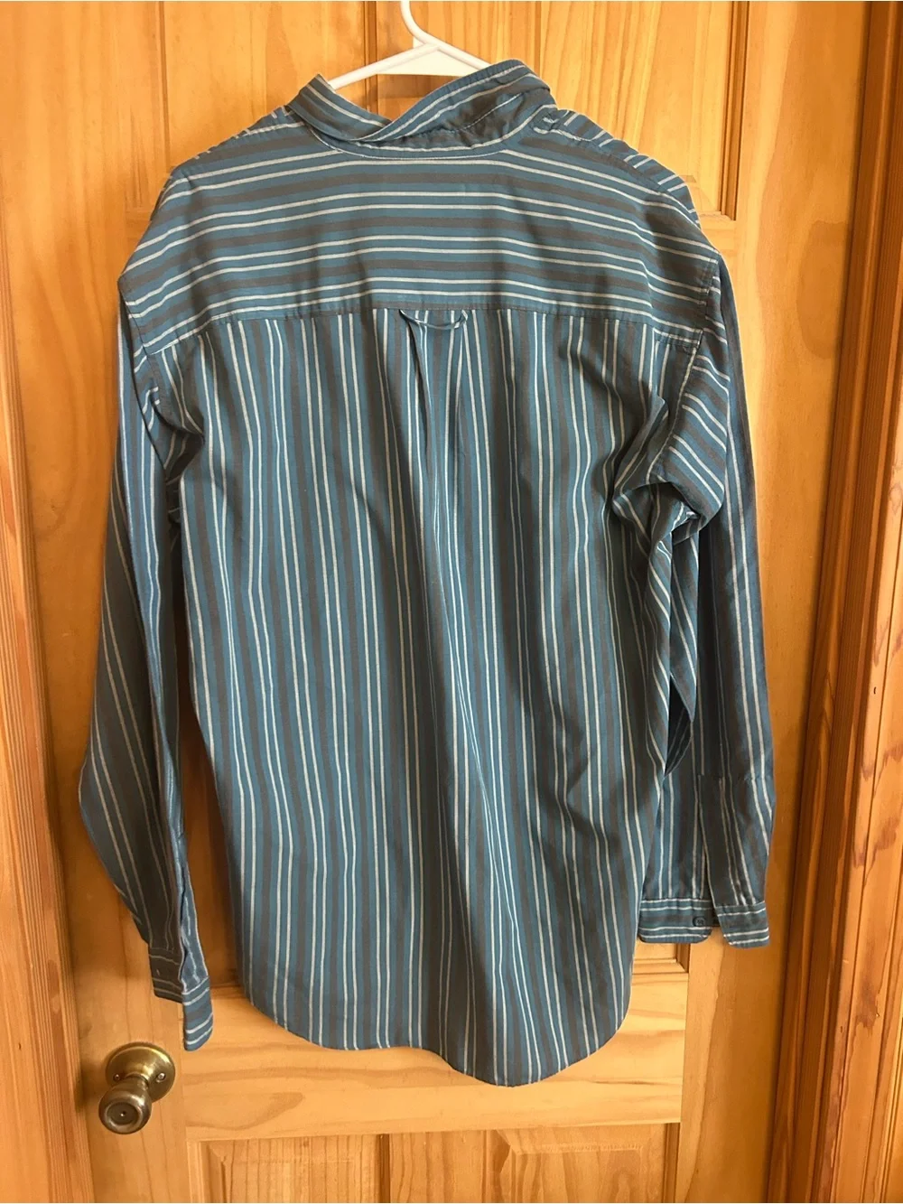 Levi’s silver label Men's Blue Striped Button-Down Shirt - Casual Long Sleeve